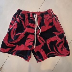 Speedo Red and Blue Swim Shorts